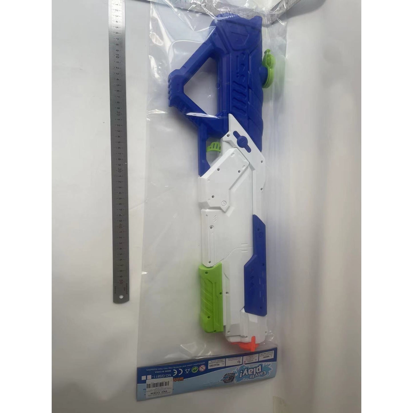 Pistol cu Apa pentru Copii, Rezervor, Pentru Piscina/Plaja, Selexmo, 6ani+, Multicolor, 1200ML