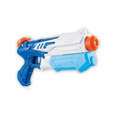 Pistol cu Apa pentru Copii, Selexmo, Rezervor 300ml, Maner de Transport, Pentru Piscina/Plaja, Lungime 31.5 cm, Jucarie Distractiva, 3ani+, Albastru/Alb
