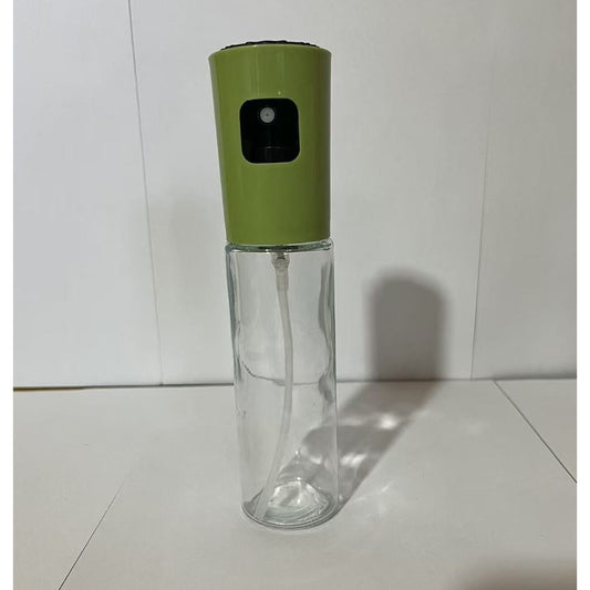 Pulverizator Ulei, Otet, selexmo, din Sticla, 100 ml, Reincarcabil, 18.3 x 4.3 cm, Masura 90 ml, Capac Mat, Verde