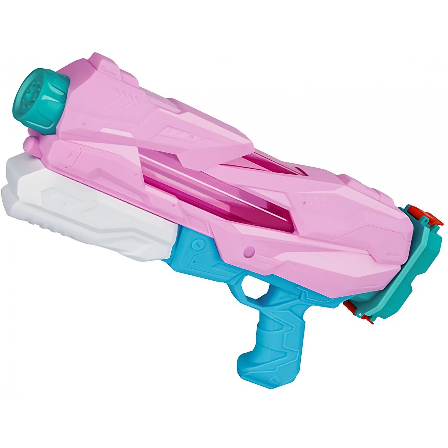 Pistol cu Apa pentru Copii, Rezervor, Pentru Piscina/Plaja, Selexmo, 6ani+, 5 duze, Quick Fill, Roz, 800ML