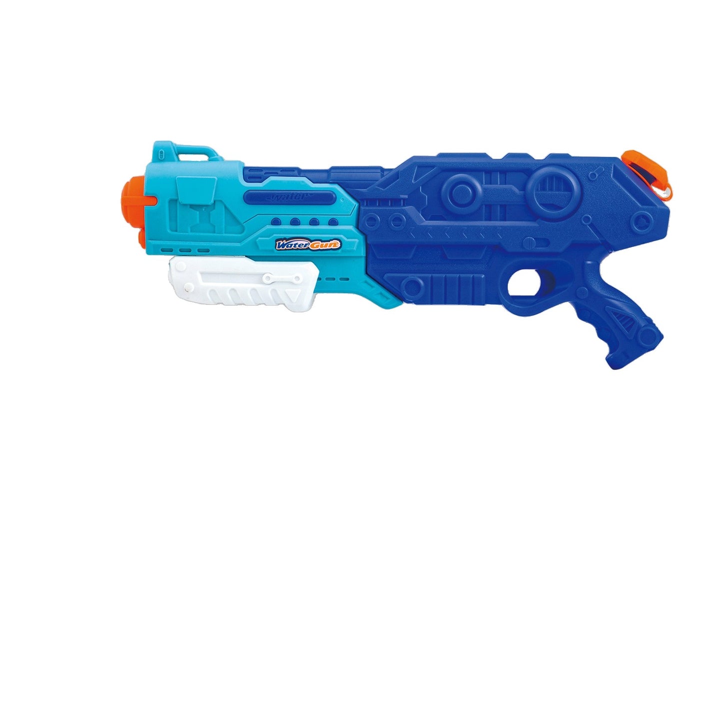 Pistol cu Apa pentru Copii, Rezervor de 1500 ml, Maner de transport, Pentru Piscina/Plaja, Selexmo, 3 ani+, Bleumarin, Lungime 44 cm