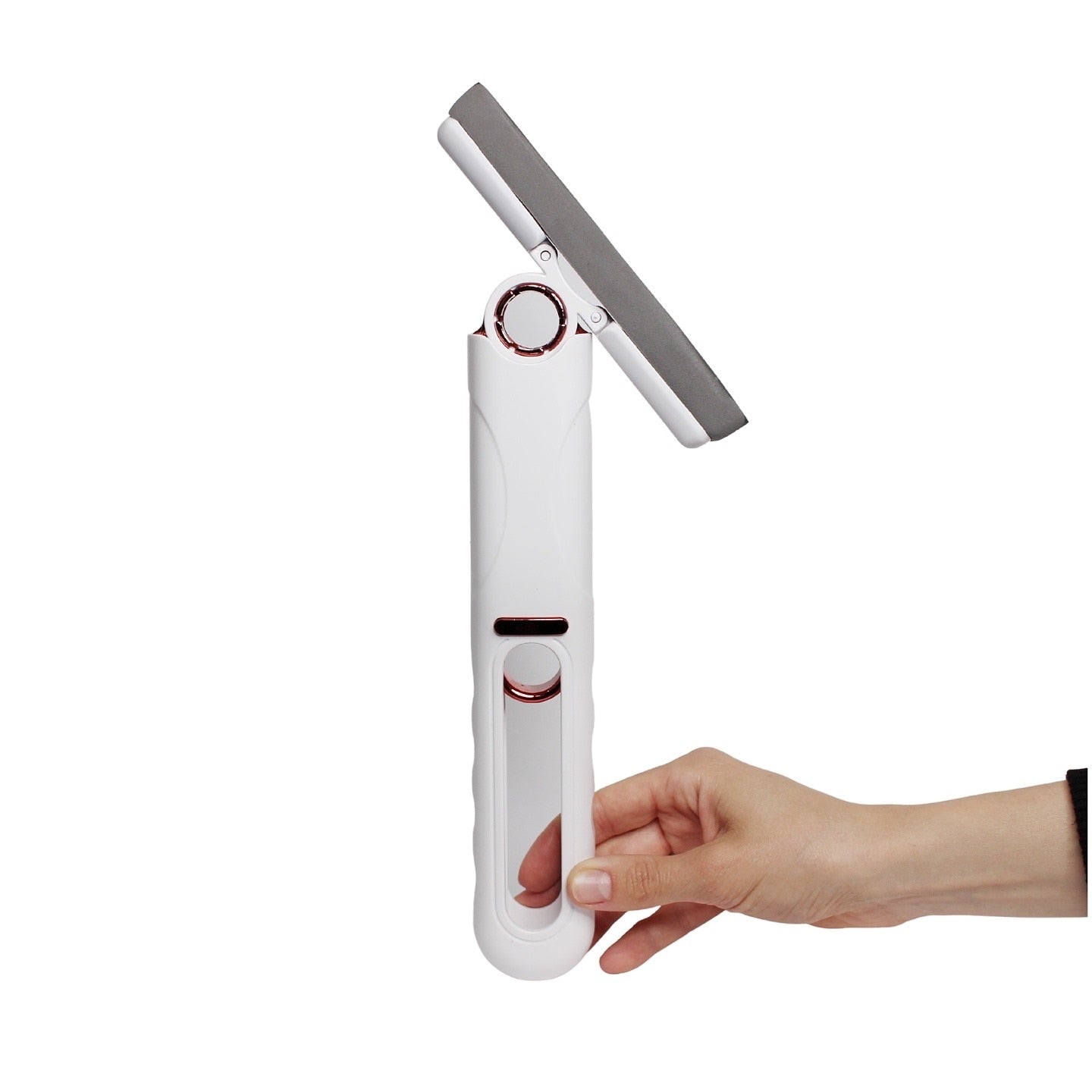Mini MOP portabil cu sistem autostoarcere, pentru suprafețe și geamuri 🧹💦🪣