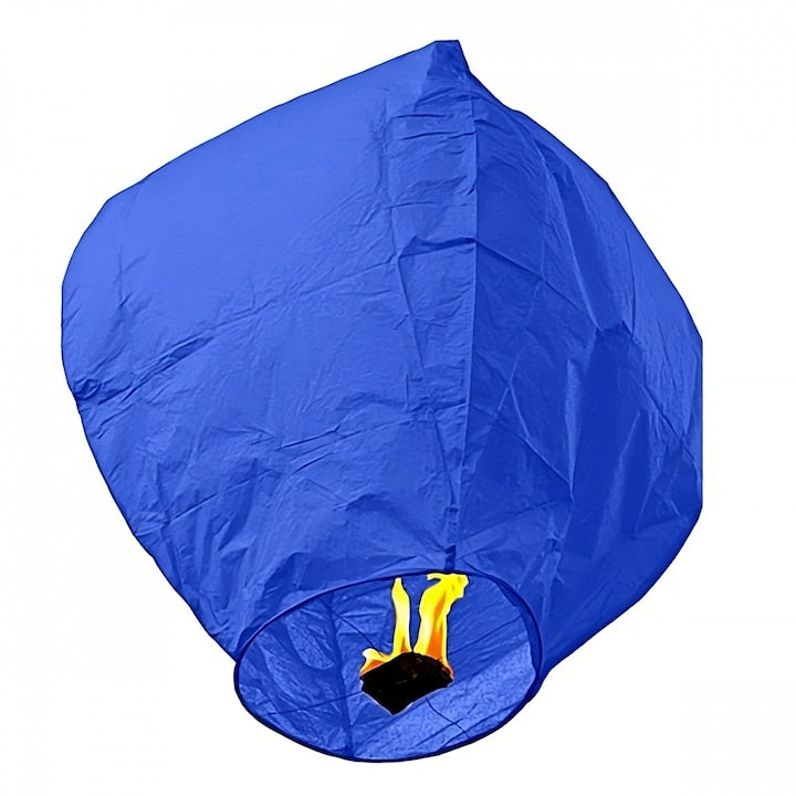 Set 10 lampioane zburatore, din hartie biodegradabila