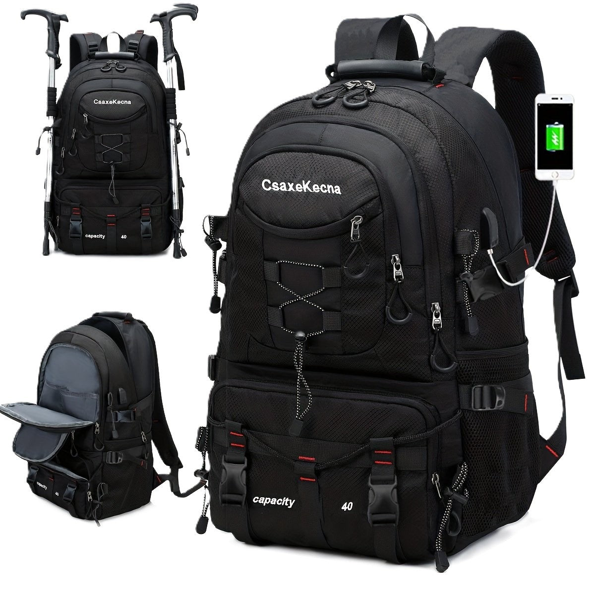 Rucsac Multifuncțional de Alpinism 55L