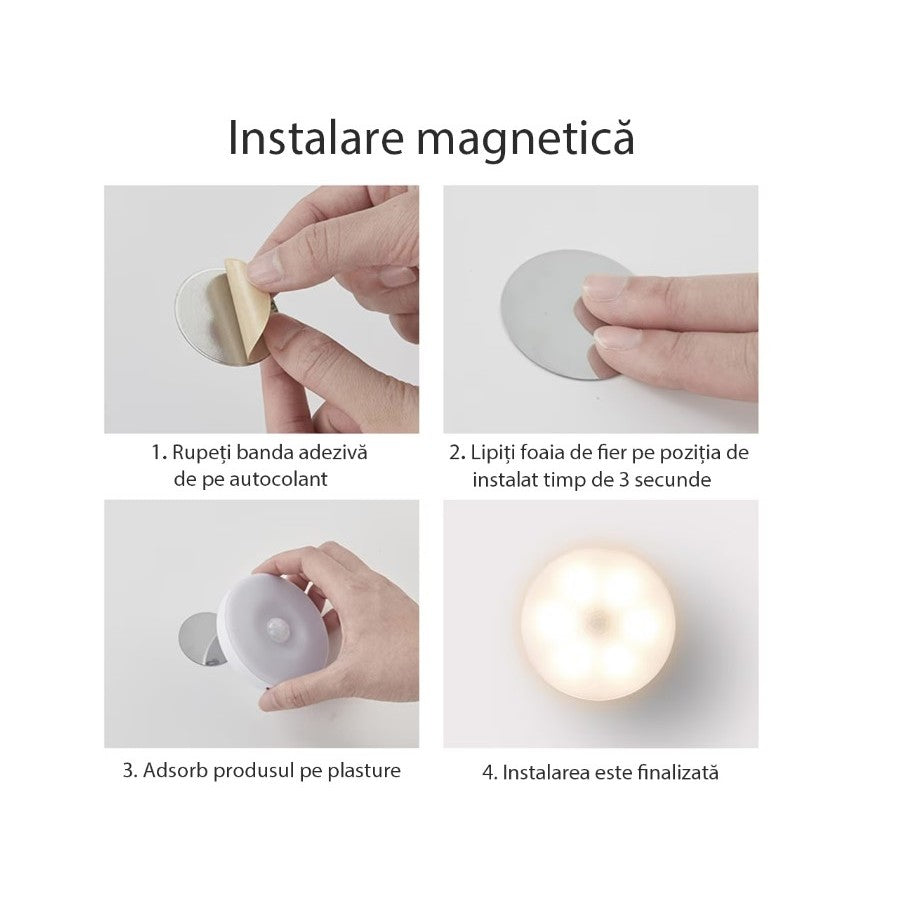 Montare cu magnet