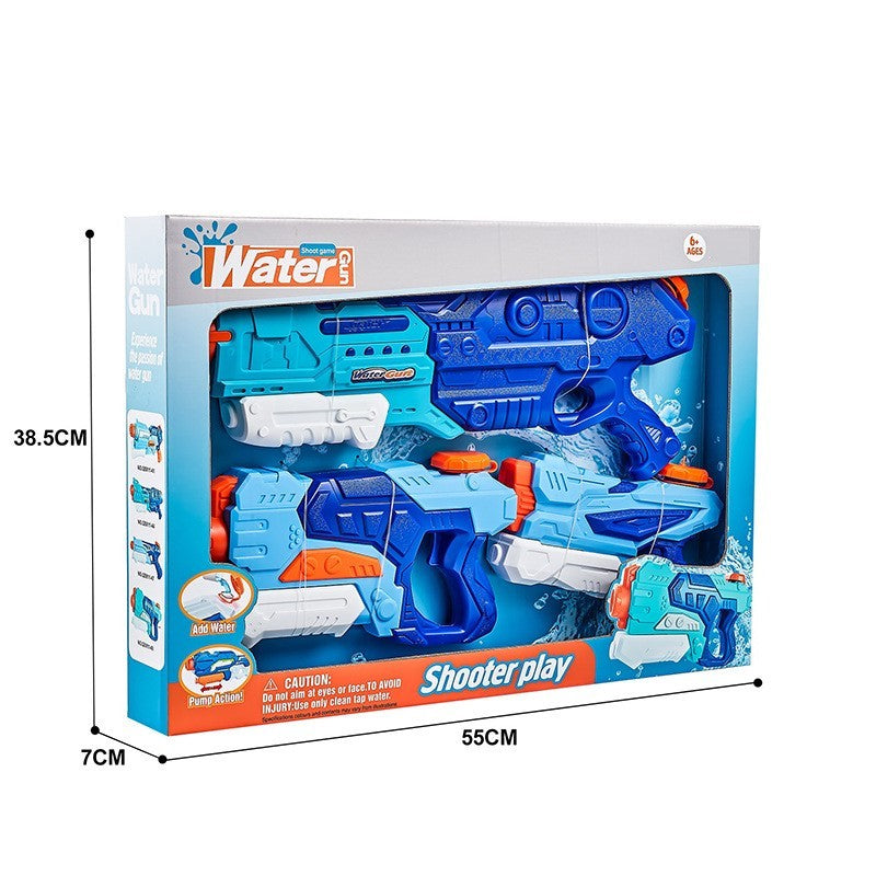 Set 3x Pistol cu Apa pentru Copii, Selexmo, 6ani+, Albastru, 1x 1500 ML + 1x 500 ML + 1x 300 ML