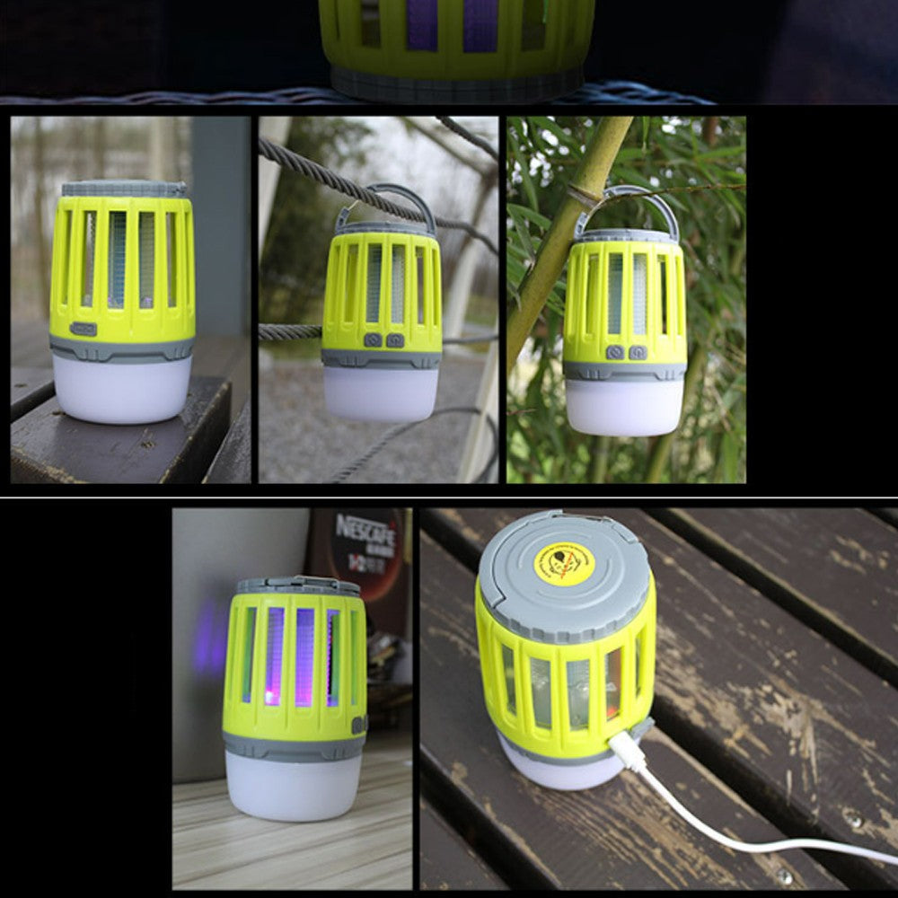 LAMPĂ UV ANTIINSECTE, ANTI MUSTE, ANTI TANTARI, CU ACUMULATOR REINCARCABIL PRIN USB, PORTABIL, 3.7 V, 200 LUMENI, 8.5 X 13.3 CM, VERDE