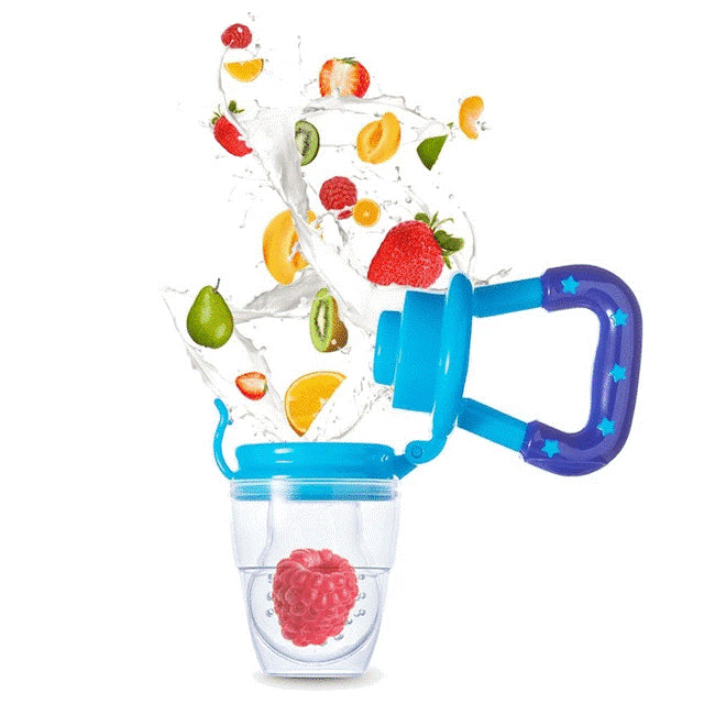 SUZETA PENTRU DIVERSIFICAREA ALIMENTATIEI/DENTITIE, POTRIVIT PENTRU FRUCTE SI PIURE PROASPAT, ALBASTRU, FARA BPA