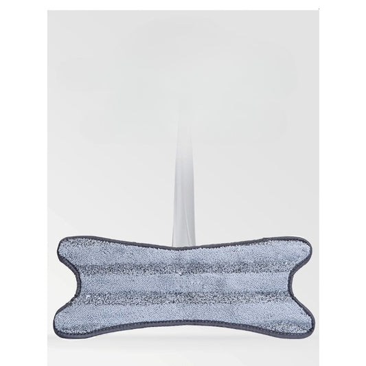 Rezerva Mop Plat, selexmo, din Fibre Superfine, Lavabila, 15 x 38 cm, Argintiu