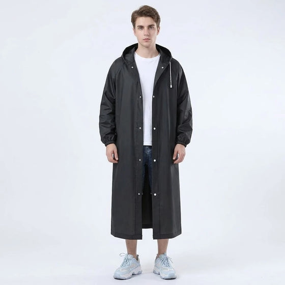 Pelerină de Ploaie Unisex cu Mânecă Lungă, Material EVA Impermeabil