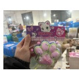 Jucarie Antistres Squishy, selexmo, cu Revenire Lenta, Squeeze Pinch Family, Model Cat Paw, 12.5x10.5 cm, 220g, Ambalaj Transparent, Model 6, Multicolor