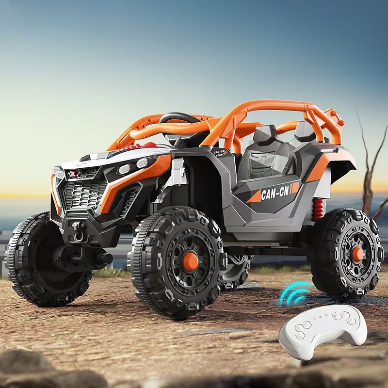 Masina Electrica pentru Copii, Tip Buggy/UTV Off-Road Dual Drive 4x4
