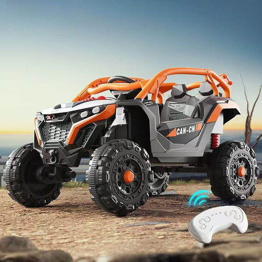 Masina Electrica pentru Copii, Tip Buggy/UTV Off-Road Dual Drive 4x4