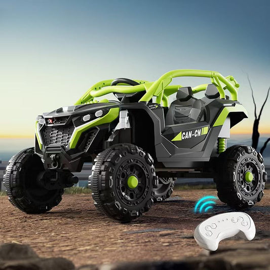 Masina Electrica pentru Copii, Tip Buggy/UTV Off-Road Dual Drive 4x4