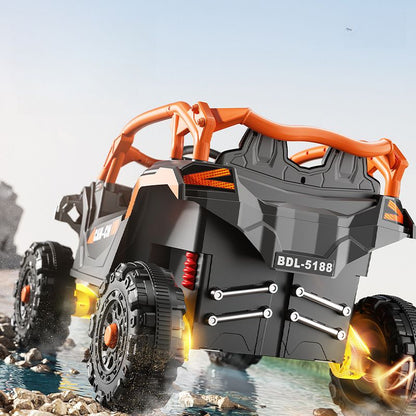 Masina Electrica pentru Copii, Tip Buggy/UTV Off-Road Dual Drive 4x4
