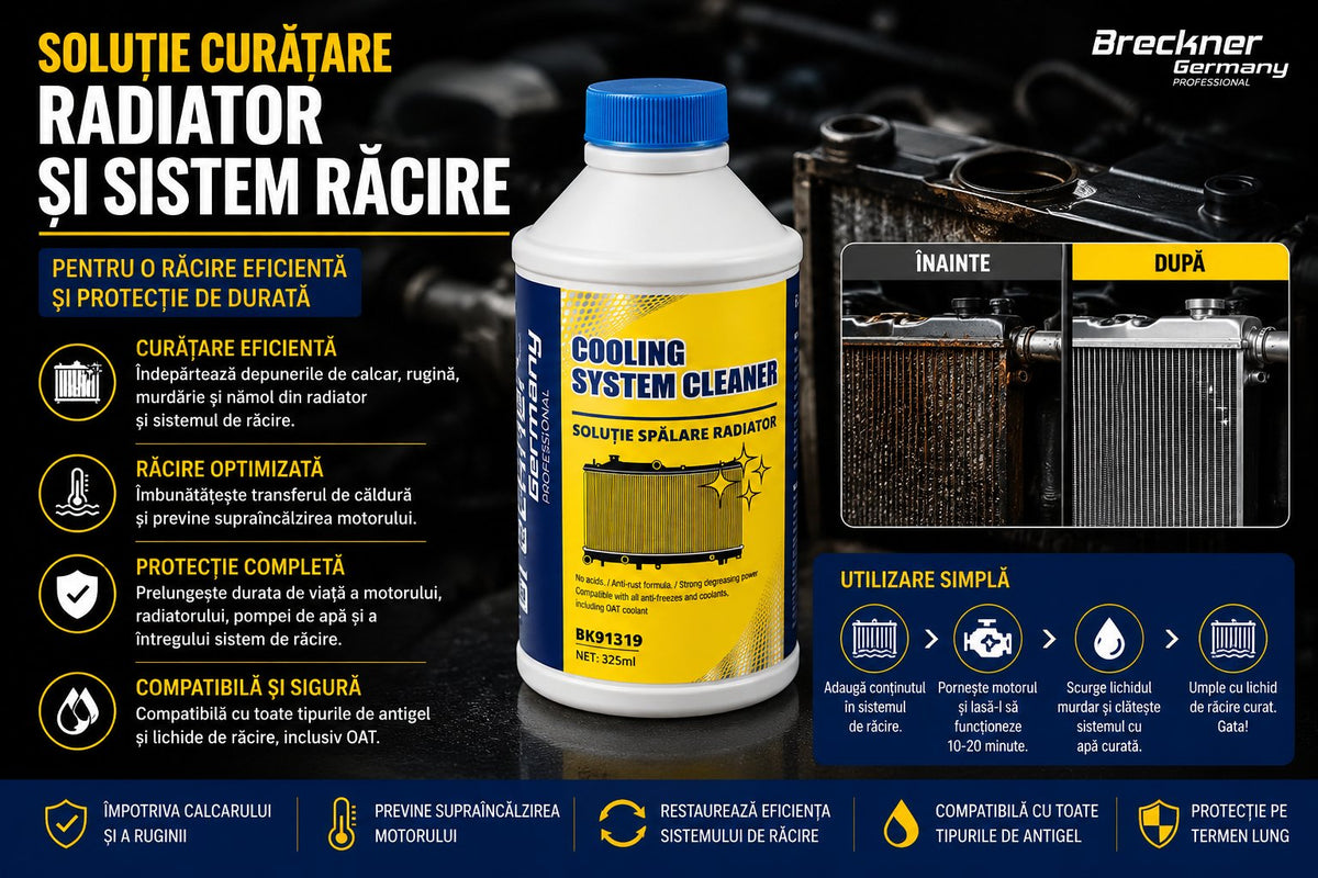 Soluție Curățare Radiator și Sistem de Răcire, 325 ml