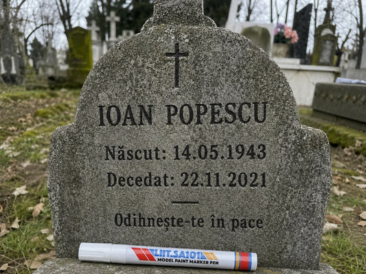 Restaurare inscripții funerare