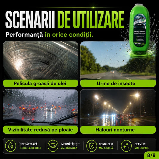 HydroClear – Aplicator hidrofob și anti-aburire pentru parbriz &amp; oglinzi