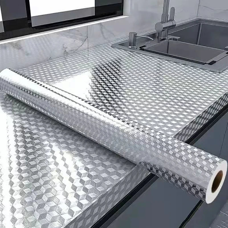 Autocolant Autoadeziv din Aluminiu pentru Bucătărie
