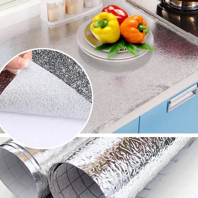 Autocolant Autoadeziv din Aluminiu pentru Bucătărie