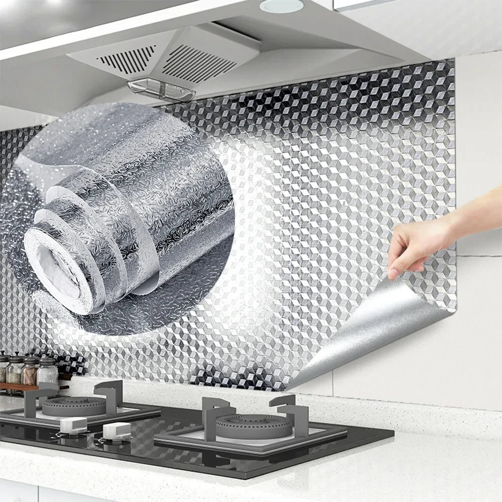 Autocolant Autoadeziv din Aluminiu pentru Bucătărie