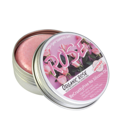 Sampon natural revigorant cu trandafir, pentru cresterea parului sanatos, 60g SELEXMO®