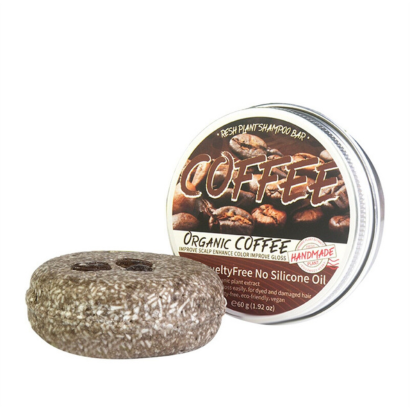Sampon natural din boabe de cafea, Îmbunătățește sănătatea scalpului, amplifică culoarea și strălucirea părului 60g SELEXMO®
