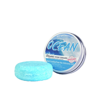 Sampon natural din alge marine, Curata scalpul pentru un aspect pufos si moale 60g SELEXMO®