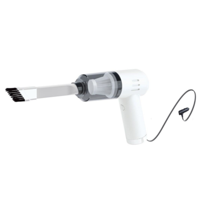 Aspirator Portabil Fara Fir, Tip Pistol K7A, Pentru Casa si Masina, Cablu Auto, Negru