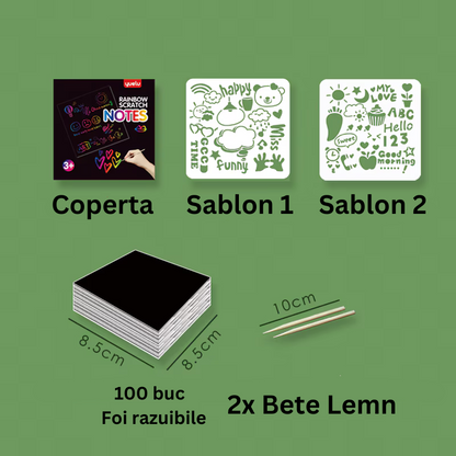 Hârtie Magică Răzuibilă – Creație Fără Limite! 🎨✨