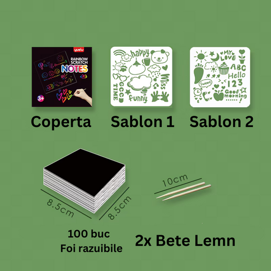 Hârtie Magică Răzuibilă – Creație Fără Limite! 🎨✨