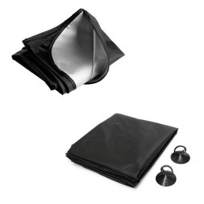 Prelata protectie parbriz cu 2 fete Iarna / Vara 70 x 145 cm