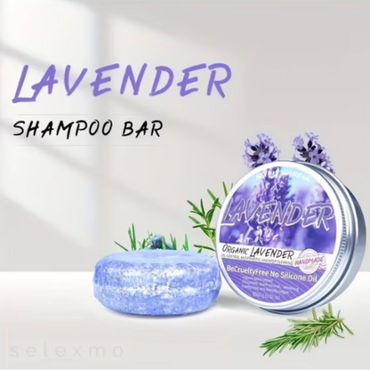 Sampon natural revigorant cu lavanda pentru cresterea parului sanatos, 60g SELEXMO®