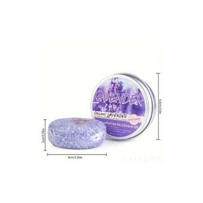 Sampon natural revigorant cu lavanda pentru cresterea parului sanatos, 60g SELEXMO®