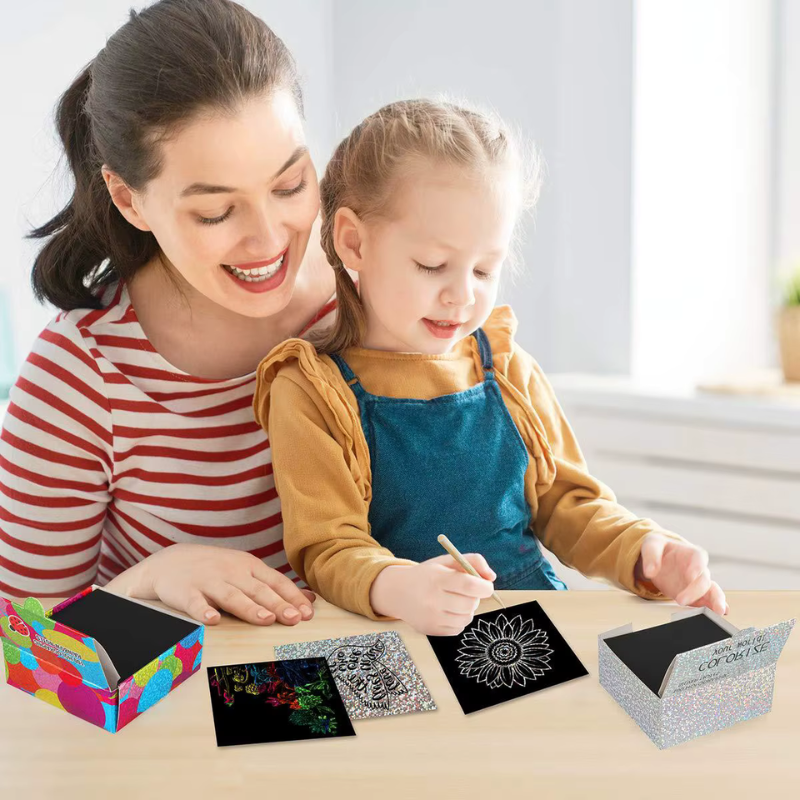 Hârtie Magică Răzuibilă – Creație Fără Limite! 🎨✨