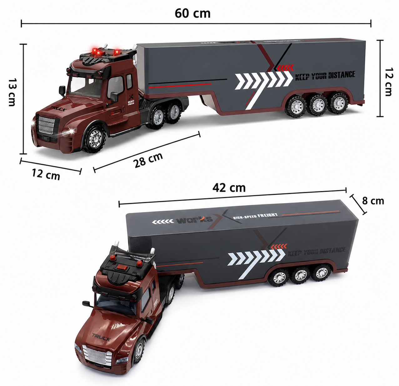 Camion Remorca Cu Telecomandat RC 1:24
