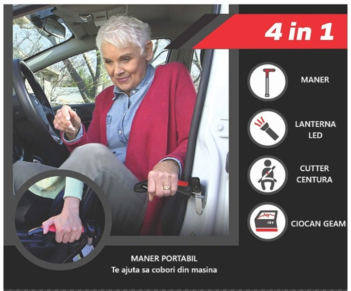 Mâner Auto 4 în 1 pentru Siguranță