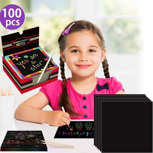 Hârtie Magică Răzuibilă – Creație Fără Limite! 🎨✨
