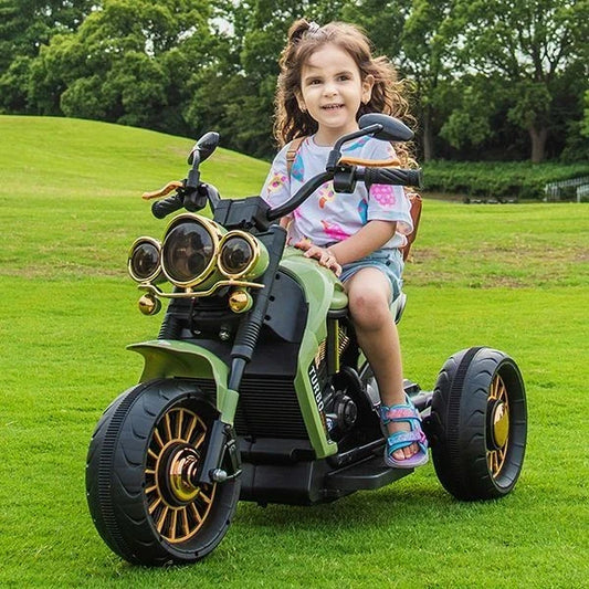 MOTOCICLETA ELECTRICA, CU ACUMULATOR, TELECOMANDA, BLUETOOTH, SISTEM ANTI-RASTURNARE, SISTEM DE LUMINI SI SUNET, 1-8 ANI