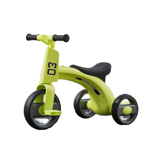 Tricicletă pentru Copii cu Echilibru Perfect – Bicicletă Anti-Răsturnare cu Lumină și Muzică