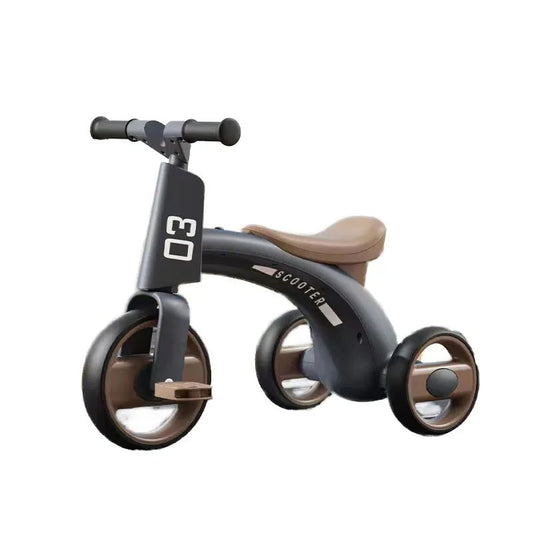 Tricicletă pentru Copii cu Echilibru Perfect – Bicicletă Anti-Răsturnare cu Lumină și Muzică