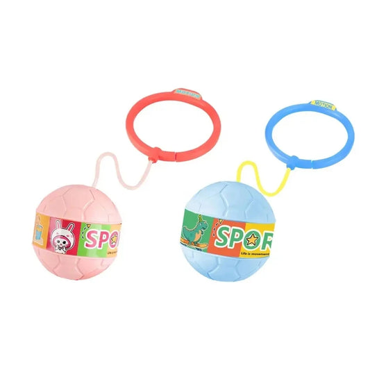 Minge pentru Sarit, Tip Coarda Hula Hoop, Cerc 12 cm, Coarda 52 cm, Minge 12 x 11 cm, Functie Iluminat, 4-6 Ani, Plastic