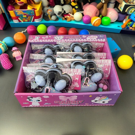 Ambalaj pentru Jucarii Antistres Squishy, selexmo, cu Revenire Lenta, Pinch Family, Multicolor