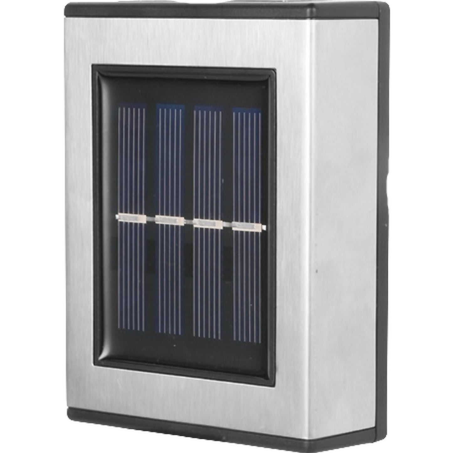 Aplica solara LED Selexmo, ABS/Policarbonat, rezistenta la apa IP65, pentru trepte, borduri, terasa, 1.2V, 600mah, 10 x 7.5 x 3 cm, lumina alb calda, negru