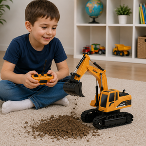 Excavator cu telecomanda