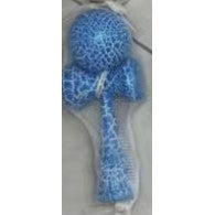 Kendama Crack, Selexmo, din Lemn, 18 cm, +14 Ani, Diametru Bila 6 cm, Model Crapat, Albastru Deschis