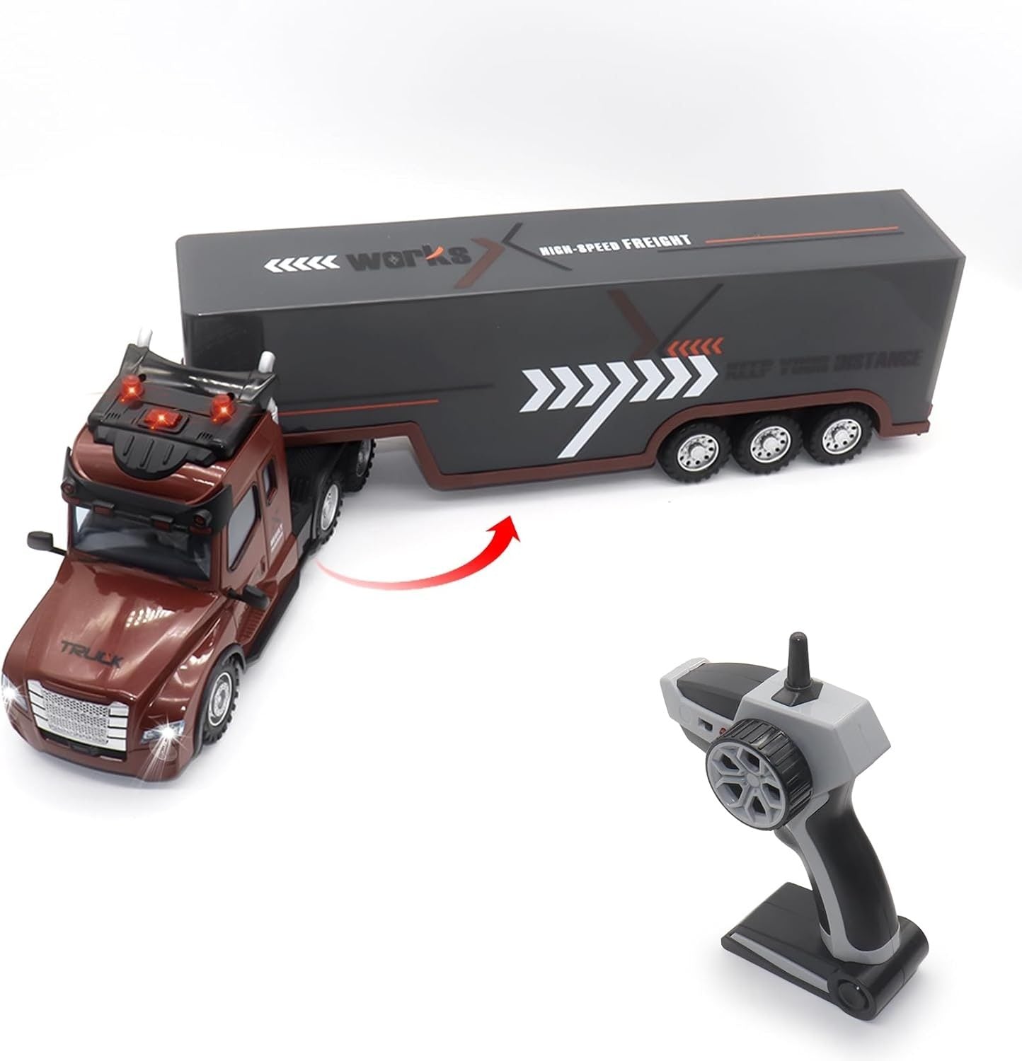 Camion Remorca Cu Telecomandat RC 1:24