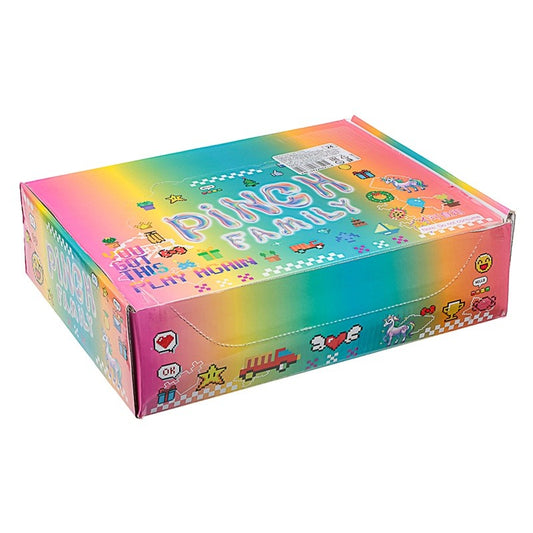 Cutie de Ambalare pentru Set 12 Jucarii Antistres Squishy, selexmo, din Carton, 14 x 14 x 14 cm, Multicolor