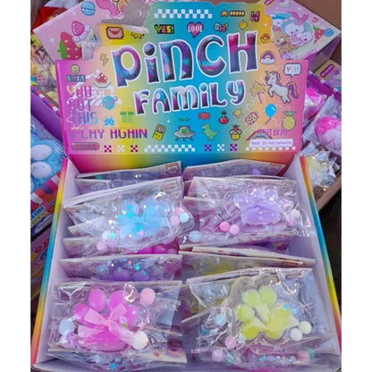 Cutie de Ambalare pentru Set 12 Jucarii Antistres Squishy, selexmo, din Carton, 14 x 14 x 14 cm, Multicolor