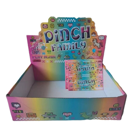 Cutie de Ambalare pentru Set 12 Jucarii Antistres Squishy, selexmo, din Carton, 14 x 14 x 14 cm, Multicolor